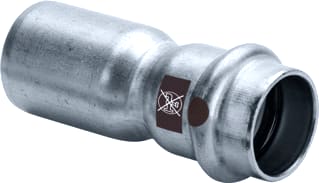 Viega - Temponox 17151 Fitting met 2 aansluitingen Verlpstk Met Sc 54X28