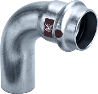 Viega - Temponox 17161 Fitting met 2 aansluitingen Bocht 90 Met Sc 42