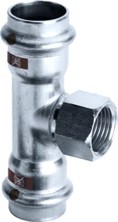 Viega - Temponox 17172 Fitting met 3 aansluitingen T Met Sc 54X3/4X54