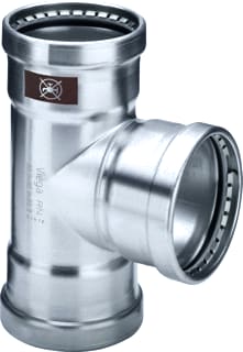 Viega - Temponox 1718XL Fitting met 3 aansluitingen T Met Sc 76,1