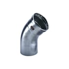 Viega - Temponox 17261XL Fitting met 2 aansluitingen Bocht 45 Met Sc 76,1