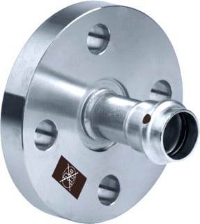 Viega - Temponox 1759 Fitting met 2 aansluitingen Flensovergang Met Sc 35