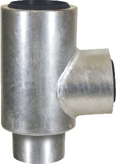 Lorowerk - Fitting met 3 aansluitingen dw t-stuk100/87gr 58023x