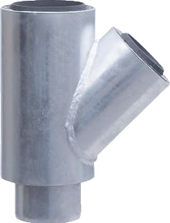 Lorowerk - Fitting met 3 aansluitingen dw t-stuk 70/45gr 58025x