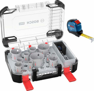 Bosch - Combi-art. Gereedschap pro mm gatzaagset + meetl