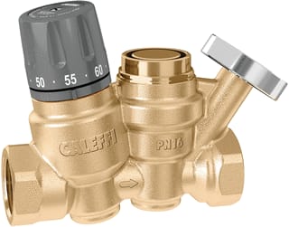 Caleffi - Thermostatische reg.afsl. warmtapw. thrmrgafs 116260