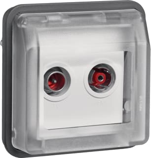 Hager - Antennecontactdoos antennecd 12033555