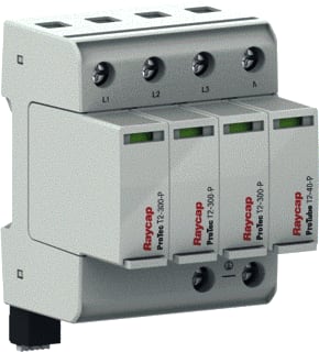 Raycap - ProTec T2 Netoverspanningsbeveiliging t2-300-3+1-r