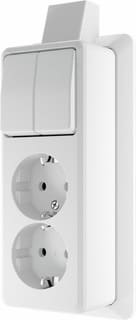 Jung - Combinatie schakelaar/wcd schkwcd 625asmww