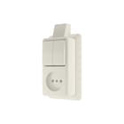 Jung - Combinatie schakelaar/wcd wcd 1v+ serieschak+mp wt