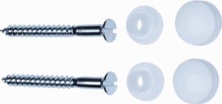 FISI - Schroefbevestigingsset Bevschrf Vrz 60Mm Wit Se2