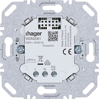 Hager - Elektronische schakelaar (compleet) wdn2061