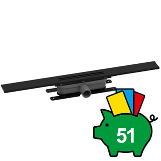 Easydrain - Douchegoot Drain R-Line Clean 70 Mz