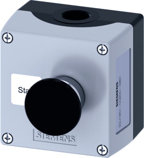 Siemens - Drukknopkast compleet Encl Metal 3 Command