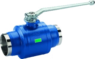 Ubel - Kogelafsluiter koglafsl staal dn40 las
