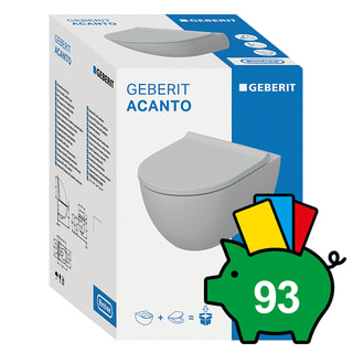Geberit - ACANTO Closet Pack Wnd Tf Sc/Qr W