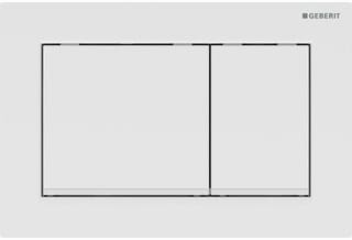 Geberit - Bedieningsplaat spoelsysteem Omega20 Bed Pan Sq Wt/Mwt