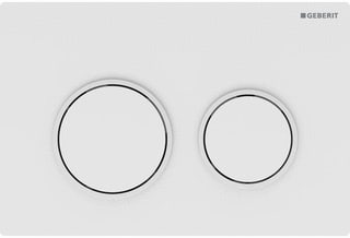 Geberit - Bedieningsplaat spoelsysteem Omega20 Bed Pan Rnd Wt/Mwt