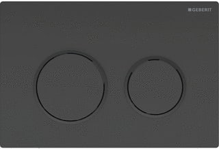 Geberit - Bedieningsplaat spoelsysteem Omega20 Bed Pan Rnd Zw/Mzw