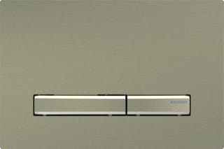 Geberit - Sigma50 Bedieningsplaat spoelsysteem Bed Pan Sq Mes/Mes
