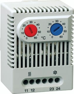 Siemens - Thermostaat/hygrostaat kast/lessenr 8Mr2170-1E