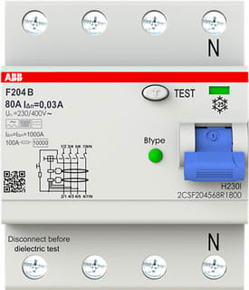 ABB - Aardlekschakelaar 2csf204568r1800