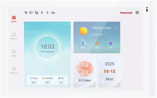 Honeywell Peha - Displayelement bussysteem display-e knx ts 10 v2 w