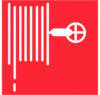 Ajax - Veiligheidspictogram Stick.Picto Haspel 20X20