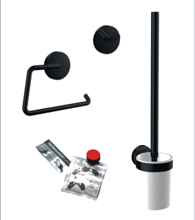 Emco - Round Set sanitaire accessoires Toiletset Zw