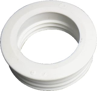 Wisa - 101 Closetaanvoermanchet Closetverbinding Wit
