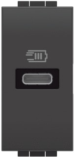 Bticino - LivingLight USB-voeding Legr Usb A 20W Pd3 Qs3 1M Antr