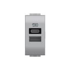 Bticino - LivingLight USB-voeding Legr Usb A+C 15W 1M Tech