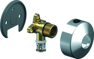 Uponor - Muurplaat 1070643