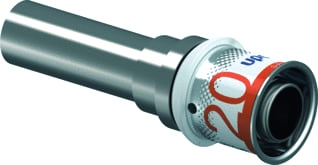 Uponor - Fitting met 2 aansluitingen Fitting 1 S +Overgang 20