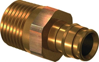 Uponor - Fitting met 2 aansluitingen q&e rdcrnppl 40-r1 1/4"mt