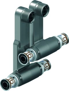 Uponor - Fitting met 6 aansluitingen 1094219