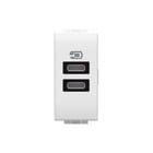 Bticino - LivingLight USB-voeding Legr 2 X Usb-C 15W 1M W