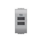 Bticino - LivingLight USB-voeding Legr 2 X Usb A 15W 1M Tech