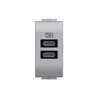 Bticino - LivingLight USB-voeding Legr 2 X Usb C 15W 1M Tech