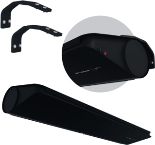 FLOWAIR - System Line Slim-W Elektrisch luchtgordijn Deur E-150 Zw