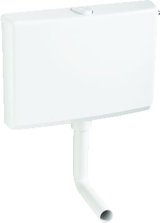 Wisa - 500 Opbouwspoelreservoir Closetreservoir Wit