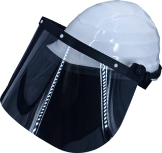 Infralektra - Infral Veiligheidshelm Helm+Scherm Vlambestendig