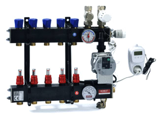 Robot Vloerverwarming - Verdeler voor hydronische circuits Hyb Ltvc Verd 16Gr Wilo