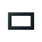 Gira - E2 Afdekraam schakelmateriaal Afdkrm 1½V Zwart Mat