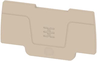 Hager - Eindplaat rijgklem  kr01sap