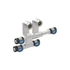 Geberit - FlowFit Passeerstuk plintkrsstuk+klmk 20-15-20