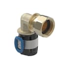 Geberit - FlowFit Fitting met 2 aansluitingen Vl-Kopp 90Gr+Wart D25-G3/4