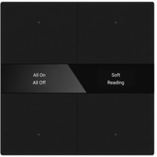 Honeywell Peha - Tastsensor bussysteem knx pb gl 4bt blk