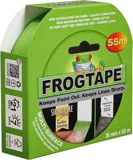 FROGTAPE - Zelfklevende tape tape 36mmx55m multi groen