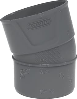 Wavin - PVC+ Fitting met 2 aansluitingen bocht 15 110 m/s